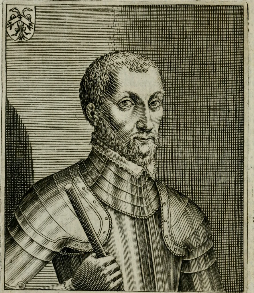 An illustration from Ritratti et elogii di capitani illustri, 1635, leaf 285