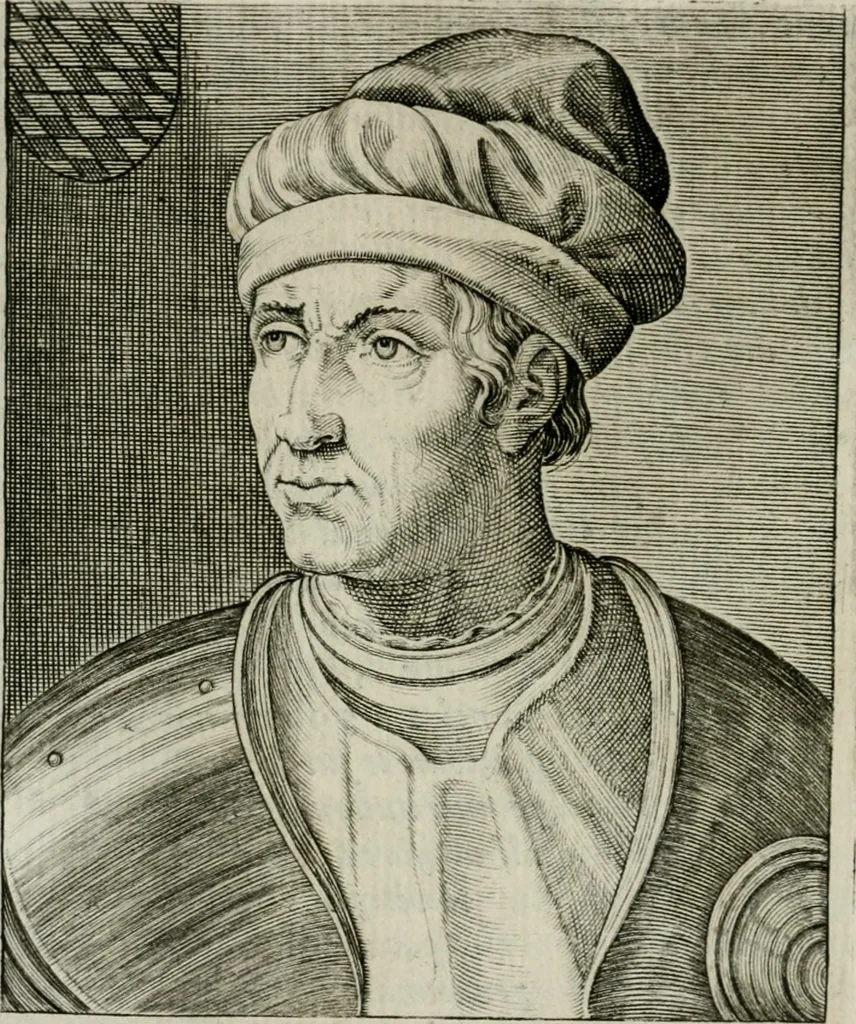 An illustration from Ritratti et elogii di capitani illustri, 1635, leaf 29