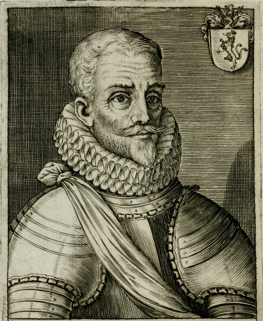 An illustration from Ritratti et elogii di capitani illustri, 1635, leaf 303