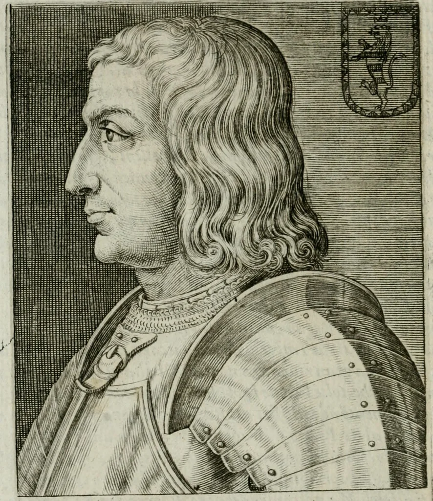 An illustration from Ritratti et elogii di capitani illustri, 1635, leaf 35