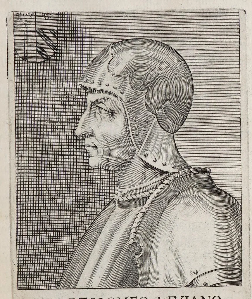 An illustration from Ritratti et elogii di capitani illustri : che ne' secoli moderni hanno gloriosamente guerreggiato., 1647, leaf 225