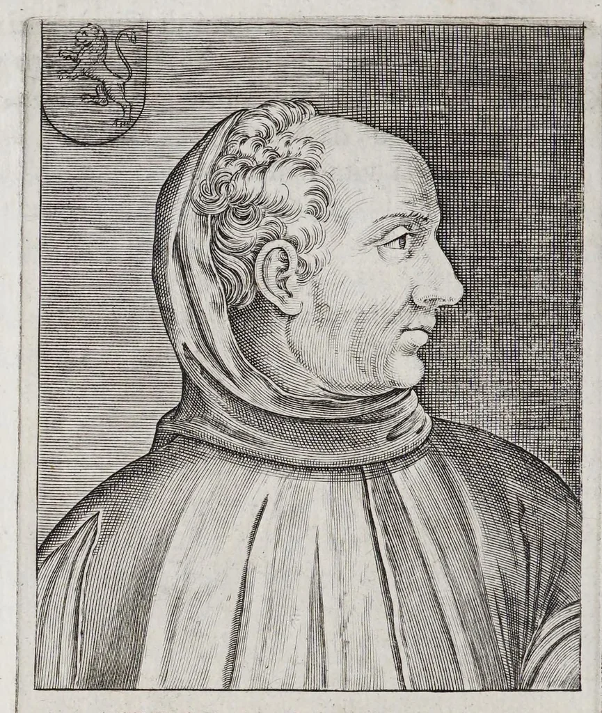 An illustration from Ritratti et elogii di capitani illustri : che ne' secoli moderni hanno gloriosamente guerreggiato., 1647, leaf 66