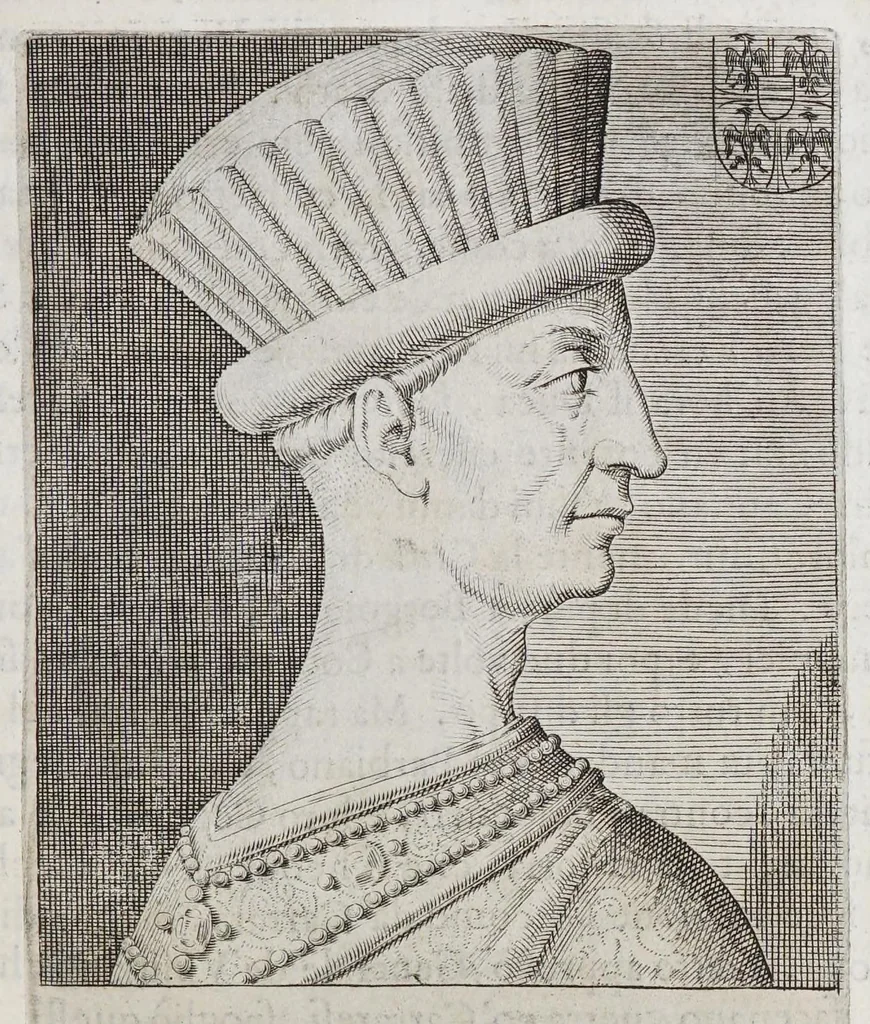 An illustration from Ritratti et elogii di capitani illustri : che ne' secoli moderni hanno gloriosamente guerreggiato., 1647, leaf 85