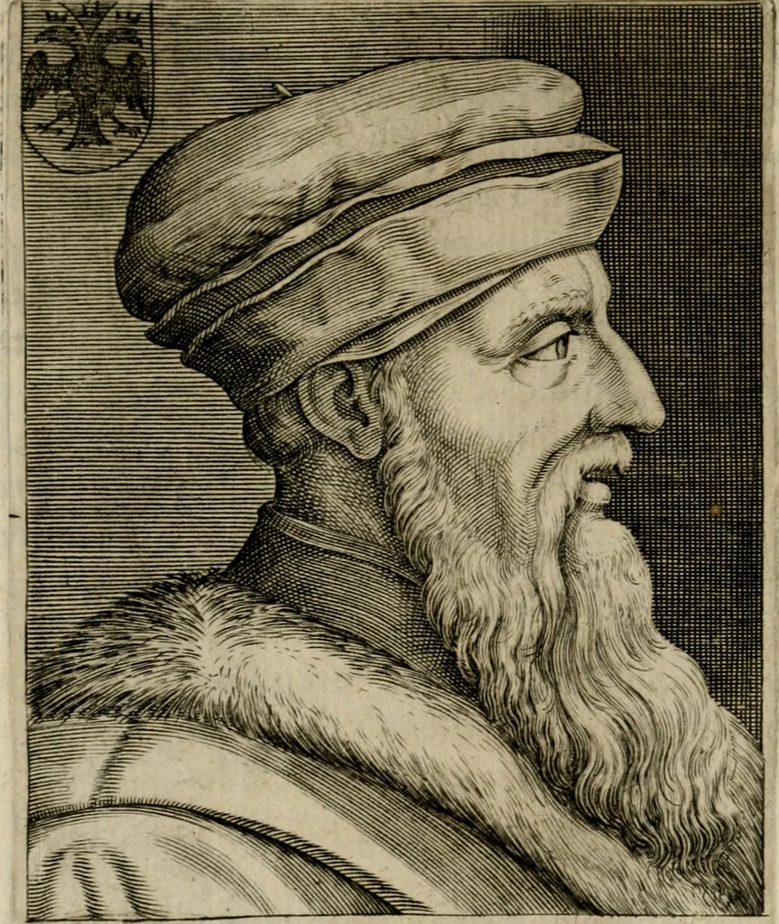 An illustration from Ritratti et elogij di capitani illustri : che ne' secoli moderni hanno gloriosamente guerreggiato, 1647, leaf 147