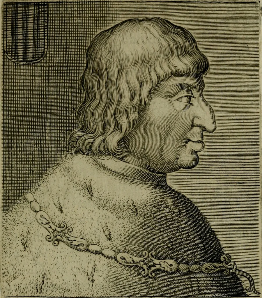 An illustration from Ritratti et elogij di capitani illustri : che ne' secoli moderni hanno gloriosamente guerreggiato, 1647, leaf 180