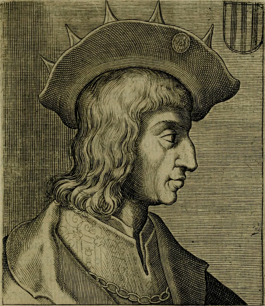 An illustration from Ritratti et elogij di capitani illustri : che ne' secoli moderni hanno gloriosamente guerreggiato, 1647, leaf 182