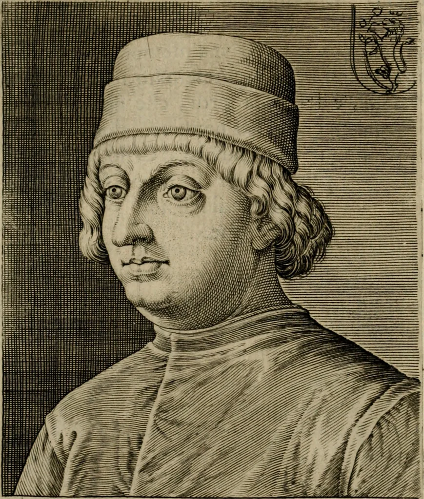 An illustration from Ritratti et elogij di capitani illustri : che ne' secoli moderni hanno gloriosamente guerreggiato, 1647, leaf 205