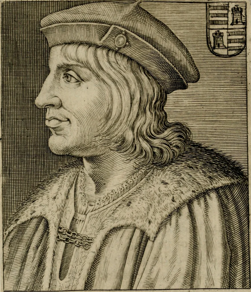 An illustration from Ritratti et elogij di capitani illustri : che ne' secoli moderni hanno gloriosamente guerreggiato, 1647, leaf 221