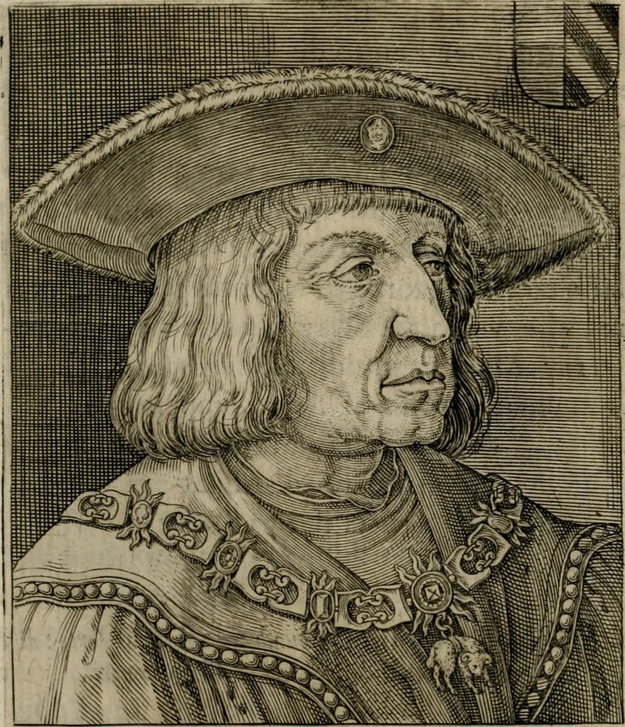 An illustration from Ritratti et elogij di capitani illustri : che ne' secoli moderni hanno gloriosamente guerreggiato, 1647, leaf 235