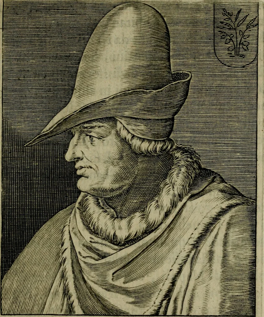 An illustration from Ritratti et elogij di capitani illustri : che ne' secoli moderni hanno gloriosamente guerreggiato, 1647, leaf 38