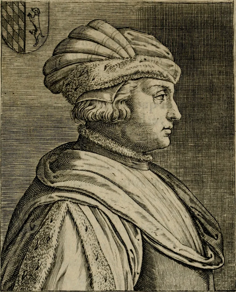 An illustration from Ritratti et elogij di capitani illustri : che ne' secoli moderni hanno gloriosamente guerreggiato, 1647, leaf 47