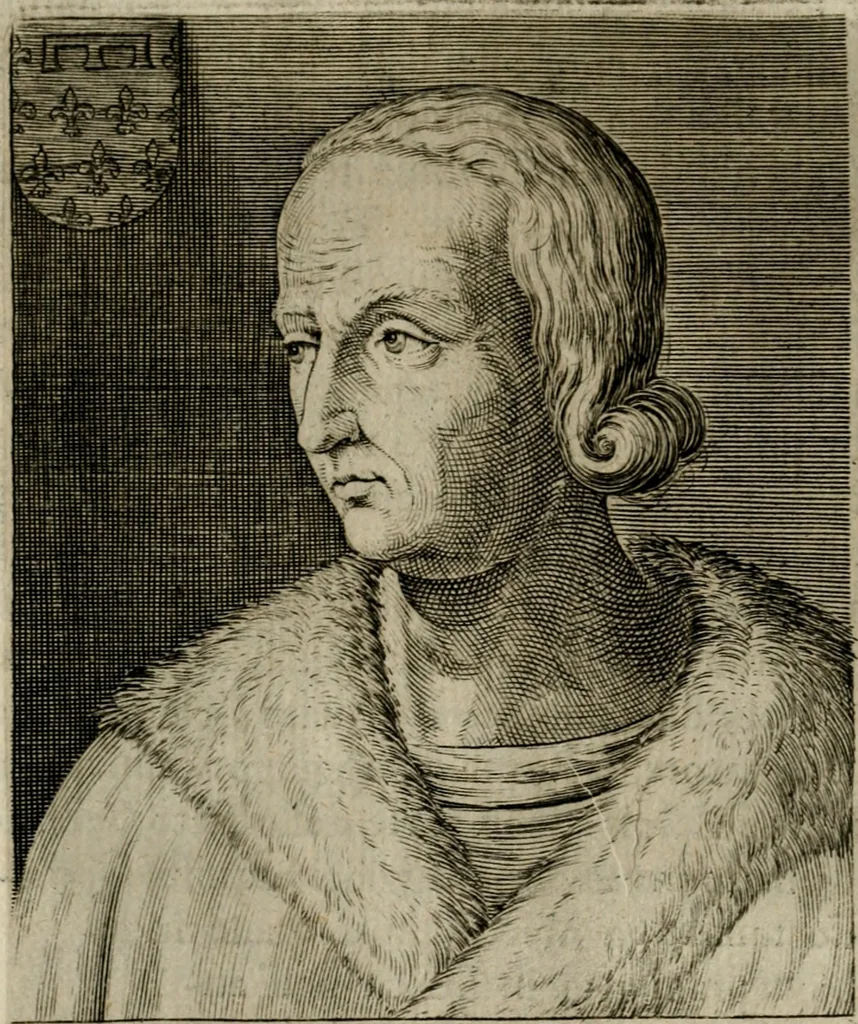 An illustration from Ritratti et elogij di capitani illustri : che ne' secoli moderni hanno gloriosamente guerreggiato, 1647, leaf 49