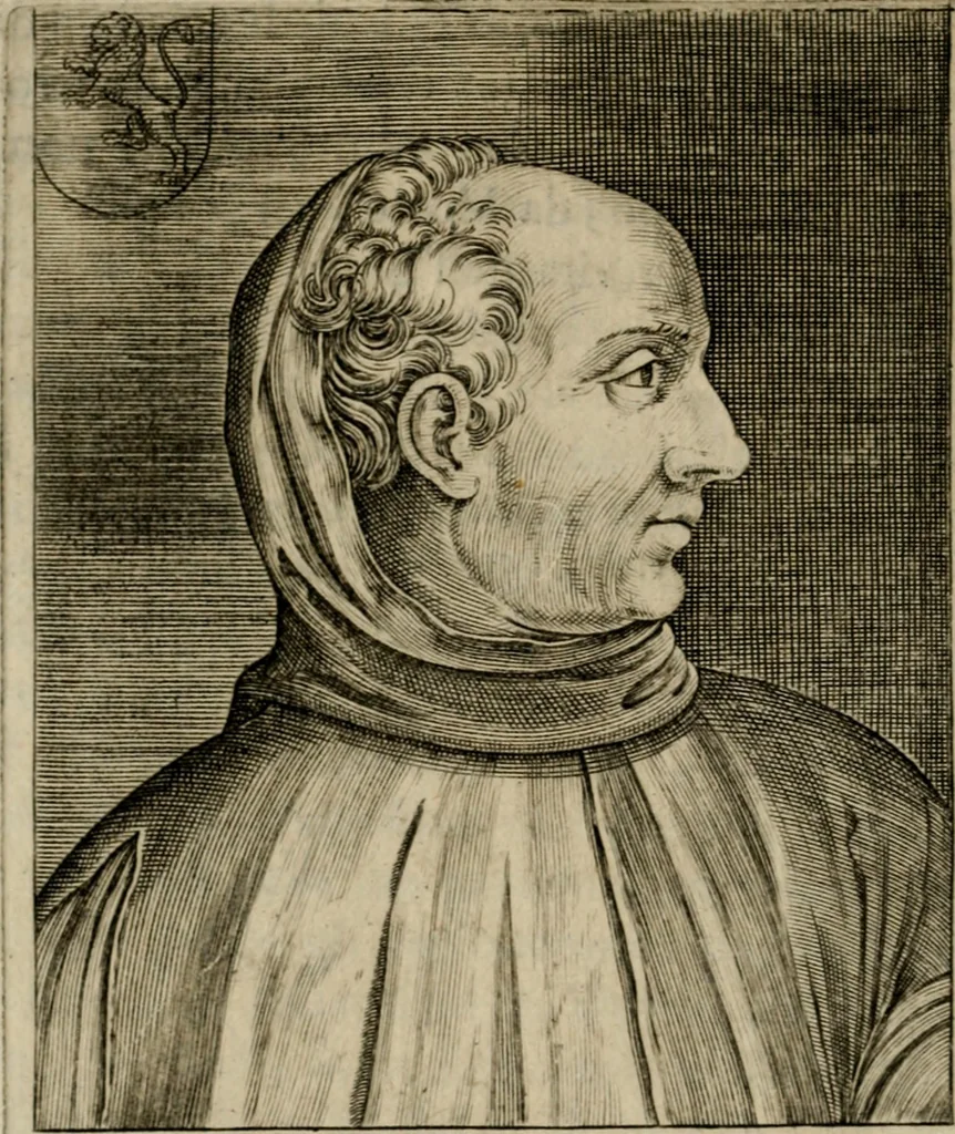 An illustration from Ritratti et elogij di capitani illustri : che ne' secoli moderni hanno gloriosamente guerreggiato, 1647, leaf 65