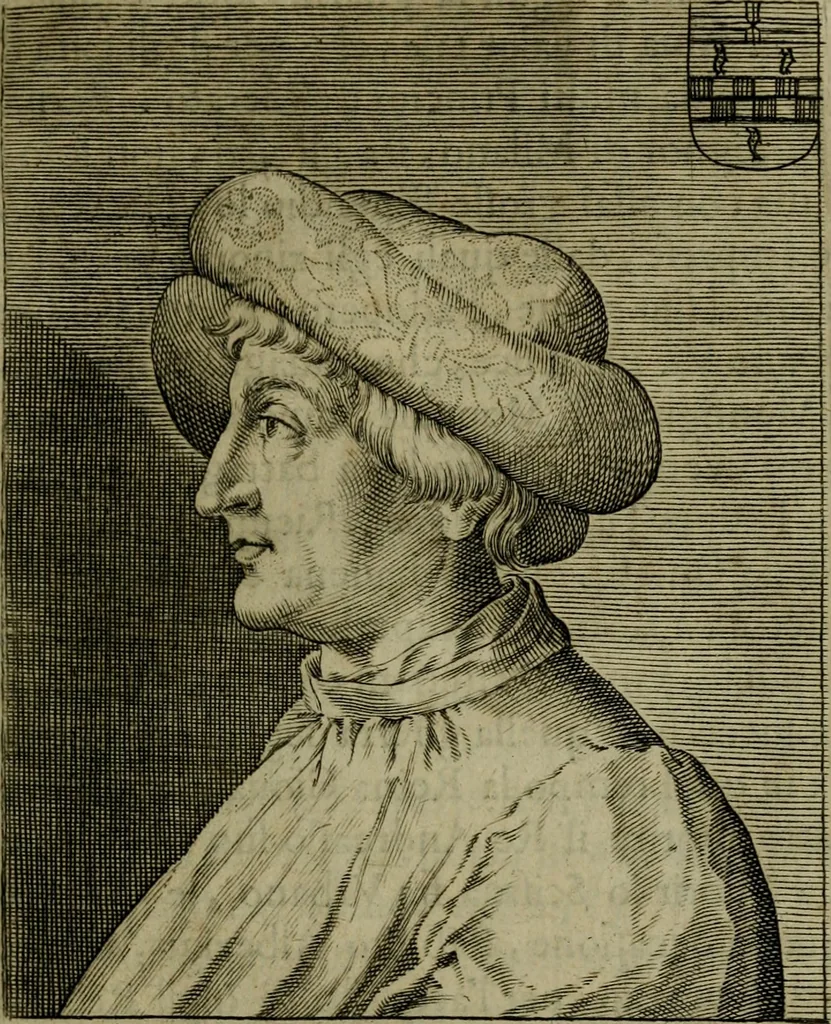 An illustration from Ritratti et elogij di capitani illustri : che ne' secoli moderni hanno gloriosamente guerreggiato, 1647, leaf 68