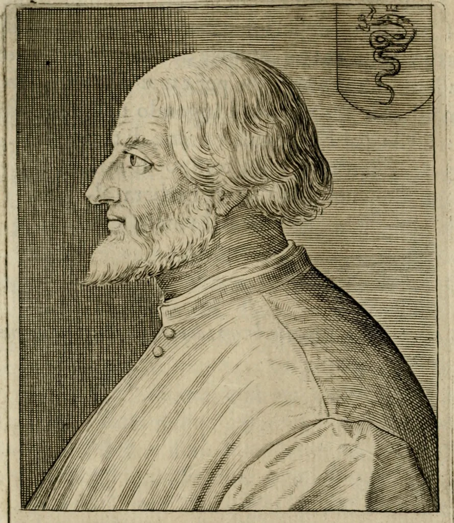 An illustration from Ritratti et elogij di capitani illustri : che ne' secoli moderni hanno gloriosamente guerreggiato, 1647, leaf 77