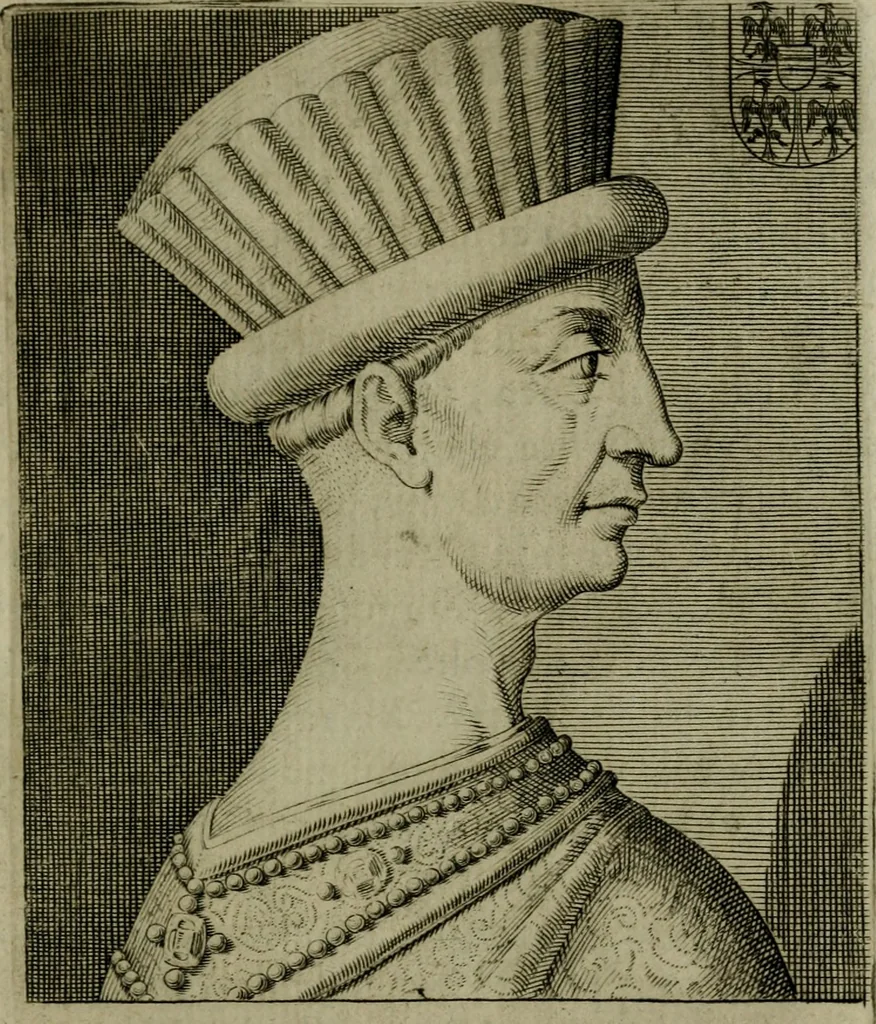 An illustration from Ritratti et elogij di capitani illustri : che ne' secoli moderni hanno gloriosamente guerreggiato, 1647, leaf 84