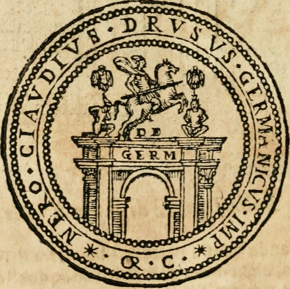 An illustration from Ritratto di Roma antica : nel qvale sono figvrati i principali tempij, theatri, anfiteatri, cerchi, naumachie, archi trionfali, curie, basiliche, colonne, ordine del trionfo, dignita militari, e ciuili, riti cerimonie, & altre cose notabili : aggiuntoui di nuouo le vite, & effigie de' primi rè di essa, e le grandezze dell'Imperio Romano, con l'esplicationi istoriche de' piu celebri antiquarij, 1654, leaf 275
