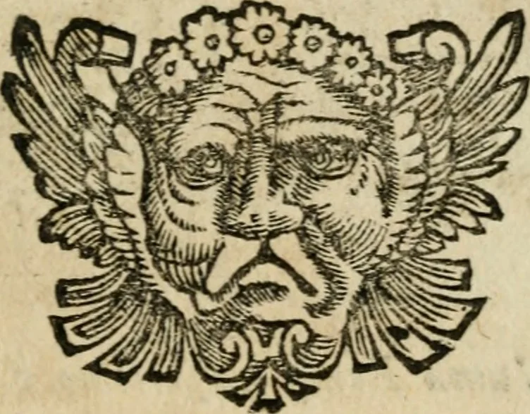 An illustration from Ritratto di Roma antica : nel qvale sono figvrati i principali tempij, theatri, anfiteatri, cerchi, naumachie, archi trionfali, curie, basiliche, colonne, ordine del trionfo, dignita militari, e ciuili, riti cerimonie, & altre cose notabili : aggiuntoui di nuouo le vite, & effigie de' primi rè di essa, e le grandezze dell'Imperio Romano, con l'esplicationi istoriche de' piu celebri antiquarij, 1654, leaf 48