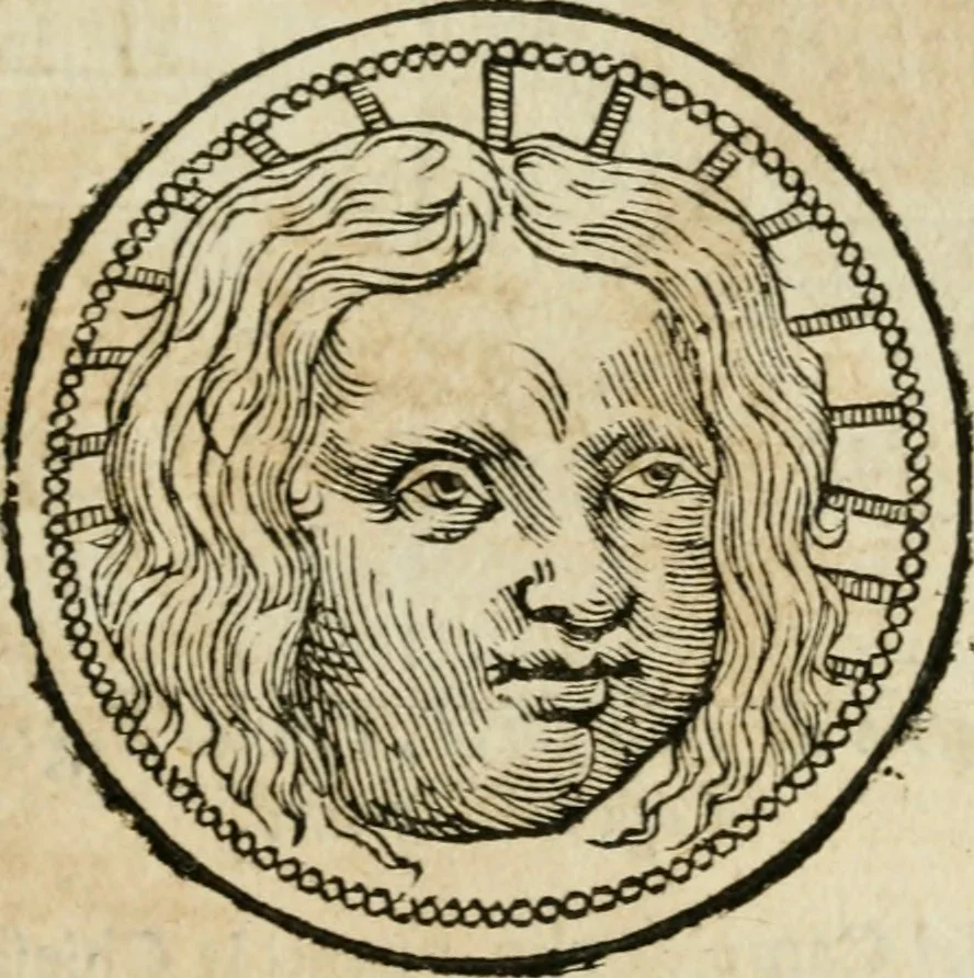 An illustration from Ritratto di Roma antica : nel qvale sono figvrati i principali tempij, theatri, anfiteatri, cerchi, naumachie, archi trionfali, curie, basiliche, colonne, ordine del trionfo, dignita militari, e ciuili, riti cerimonie, & altre cose notabili : aggiuntoui di nuouo le vite, & effigie de' primi rè di essa, e le grandezze dell'Imperio Romano, con l'esplicationi istoriche de' piu celebri antiquarij, 1654, leaf 94
