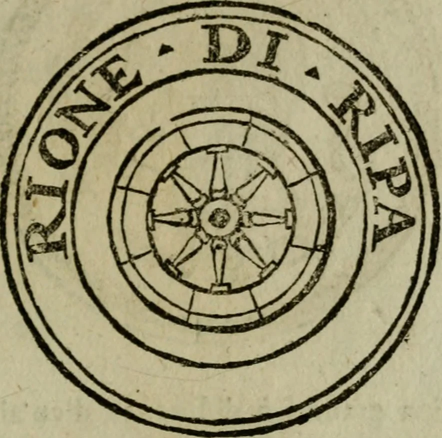 An illustration from Ritratto di Roma moderna, 1638, leaf 120