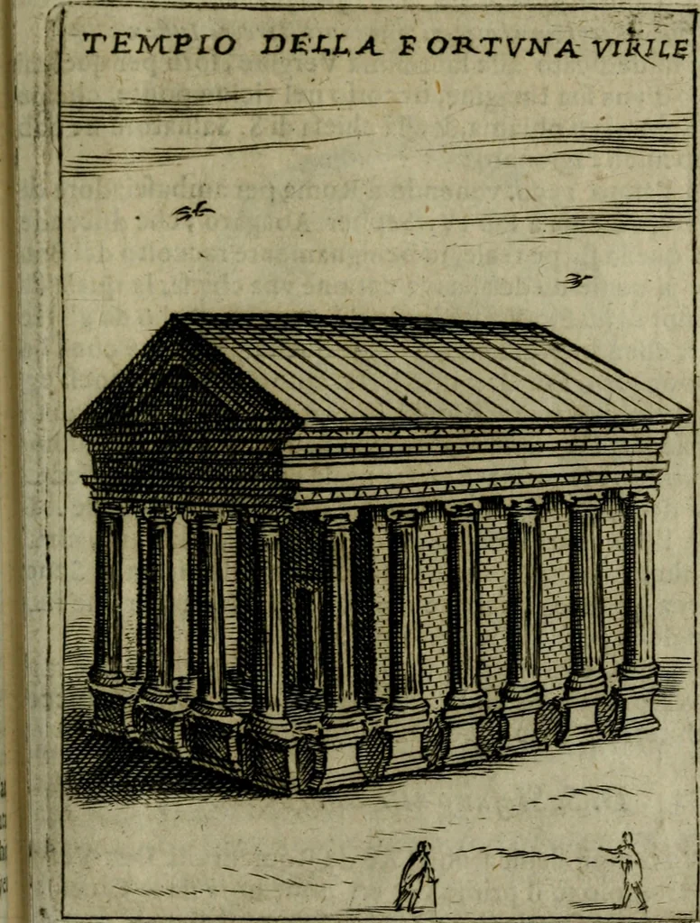 An illustration from Ritratto di Roma moderna, 1638, leaf 128