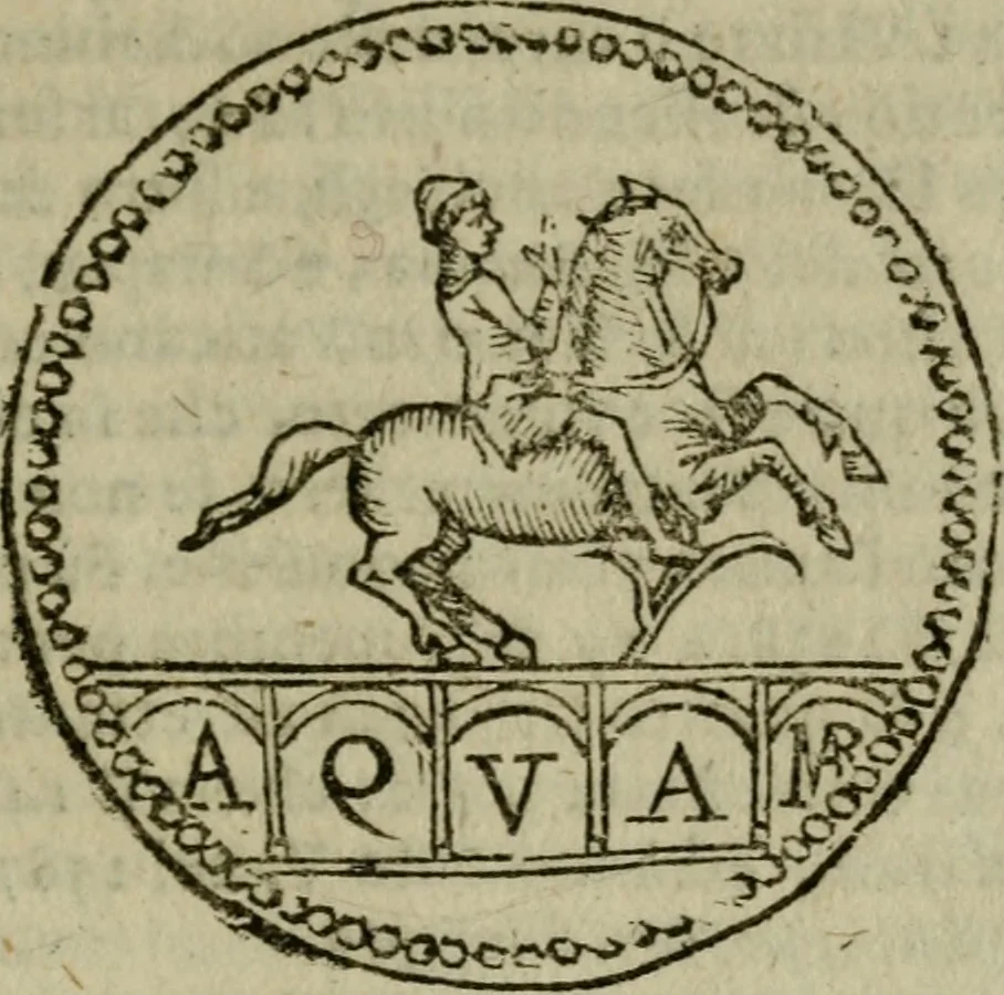 An illustration from Ritratto di Roma moderna, 1638, leaf 132