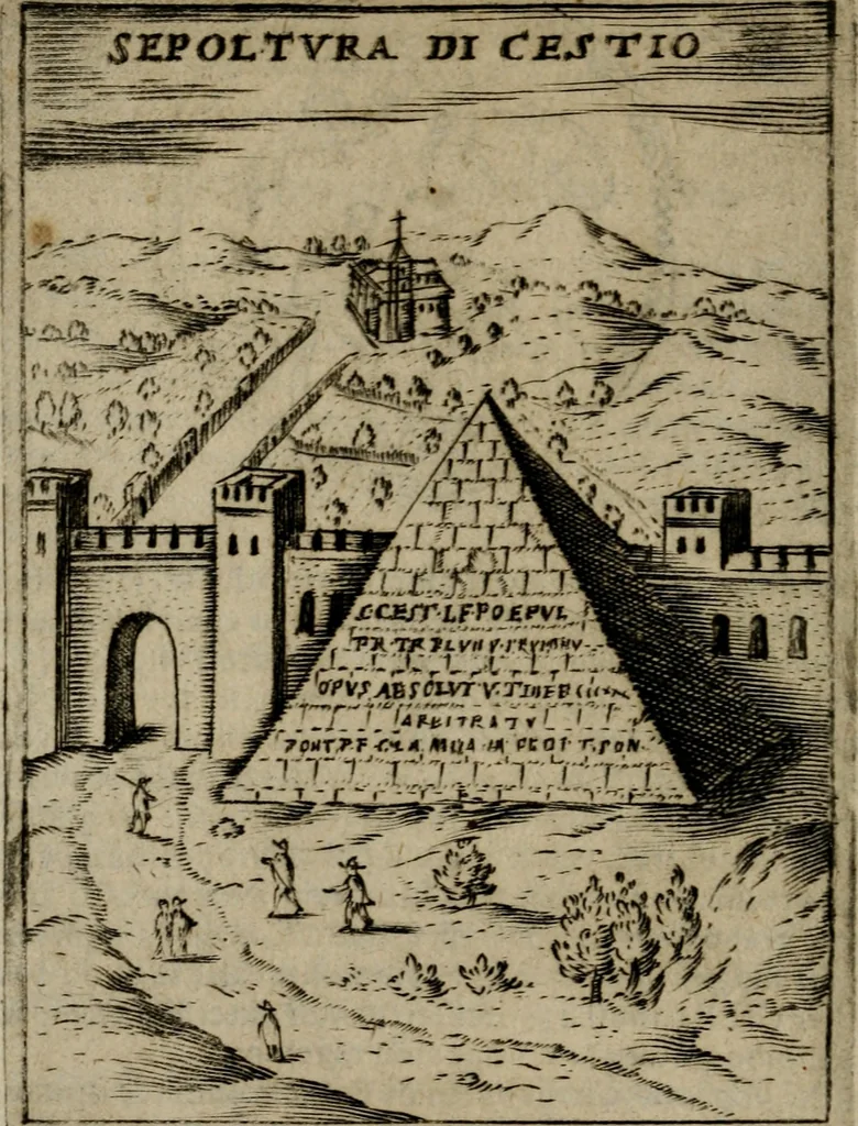An illustration from Ritratto di Roma moderna, 1638, leaf 137