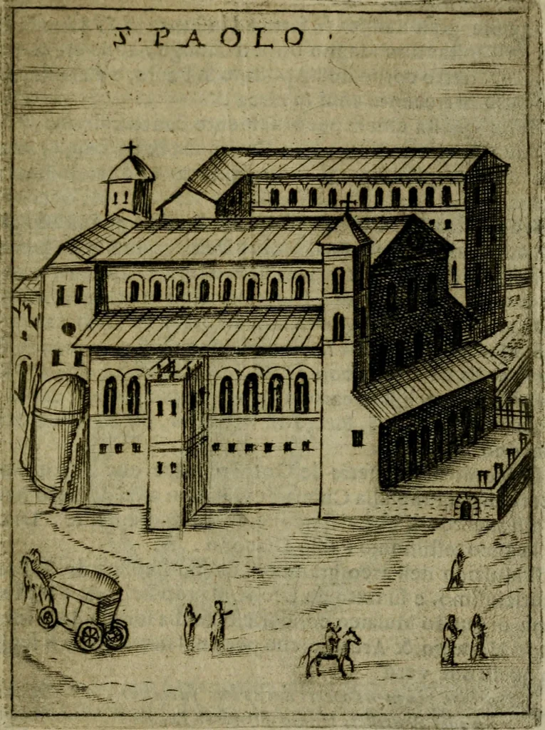An illustration from Ritratto di Roma moderna, 1638, leaf 142