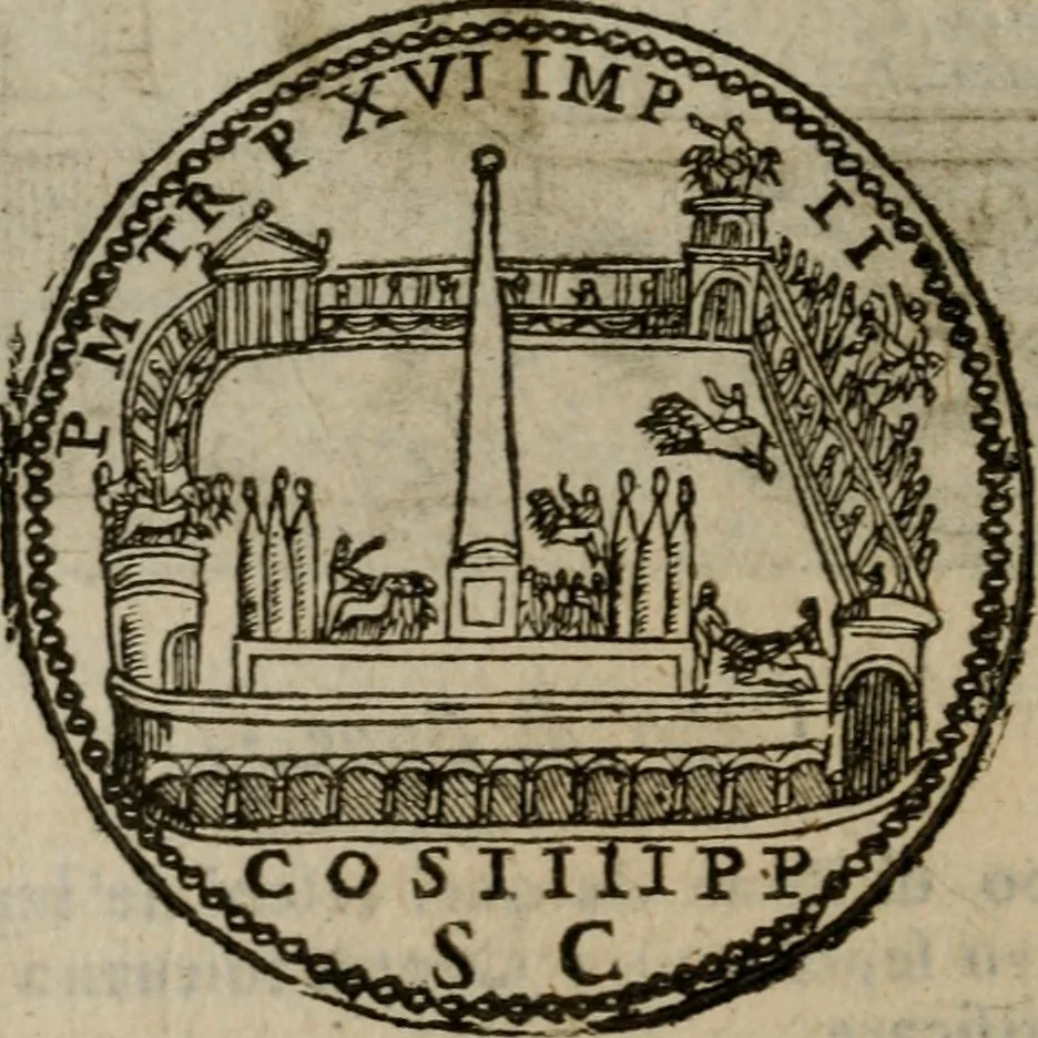 An illustration from Ritratto di Roma moderna, 1638, leaf 153
