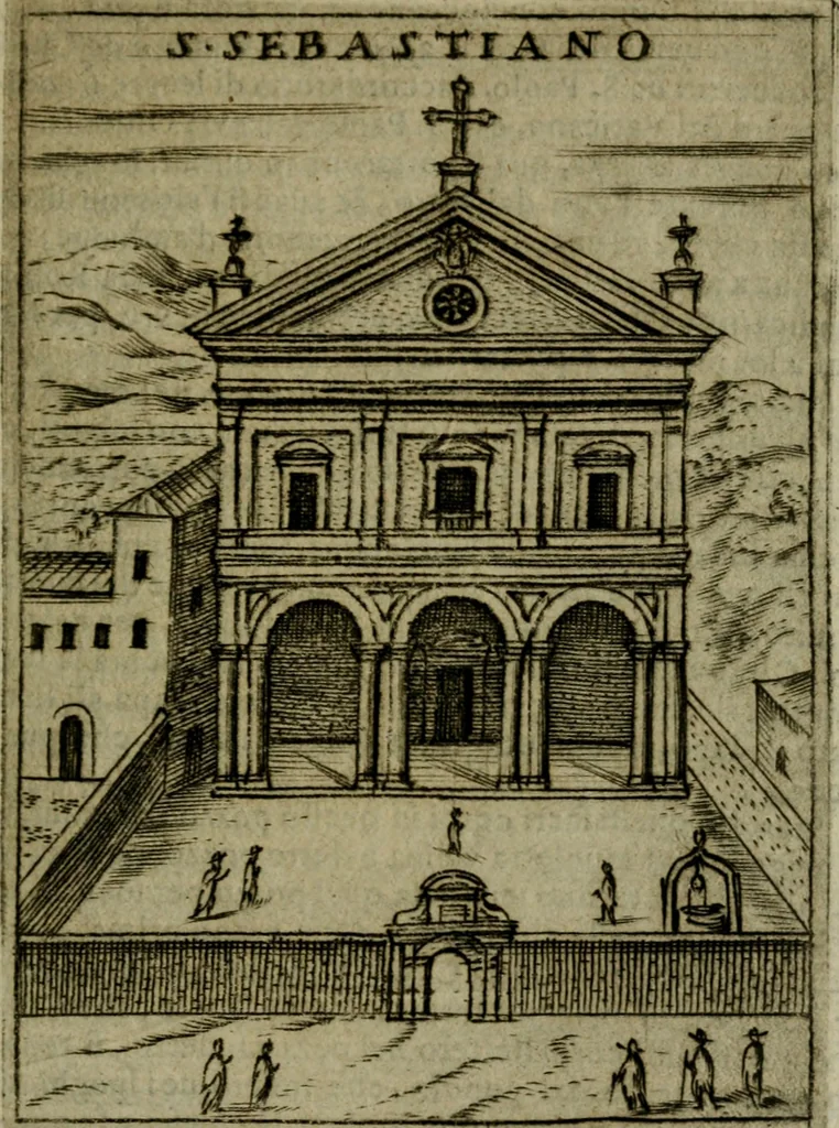 An illustration from Ritratto di Roma moderna, 1638, leaf 154