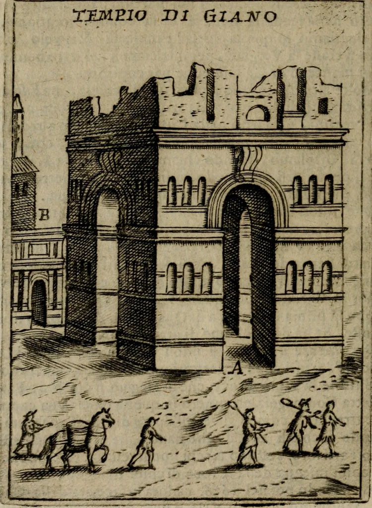An illustration from Ritratto di Roma moderna, 1638, leaf 185