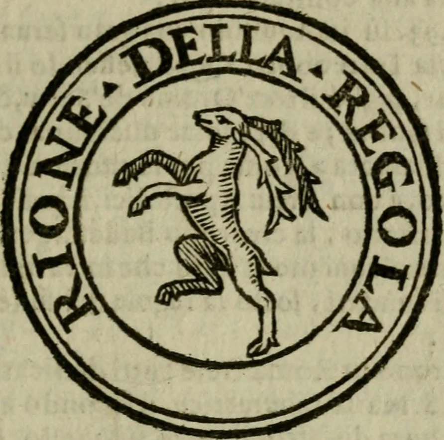 An illustration from Ritratto di Roma moderna, 1638, leaf 208