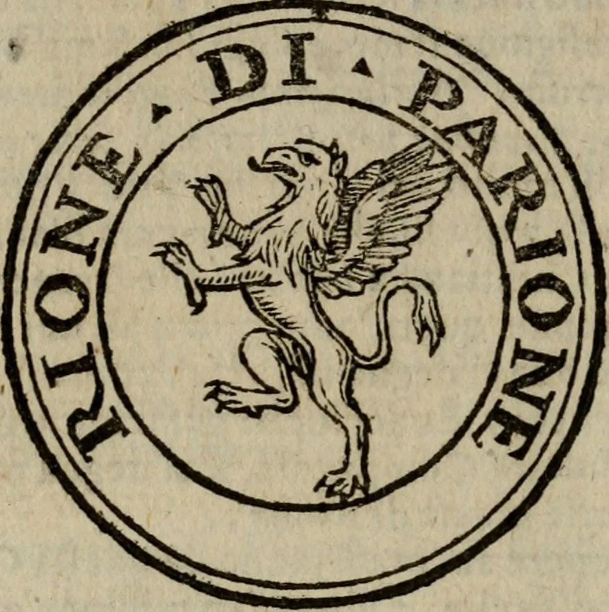 An illustration from Ritratto di Roma moderna, 1638, leaf 243