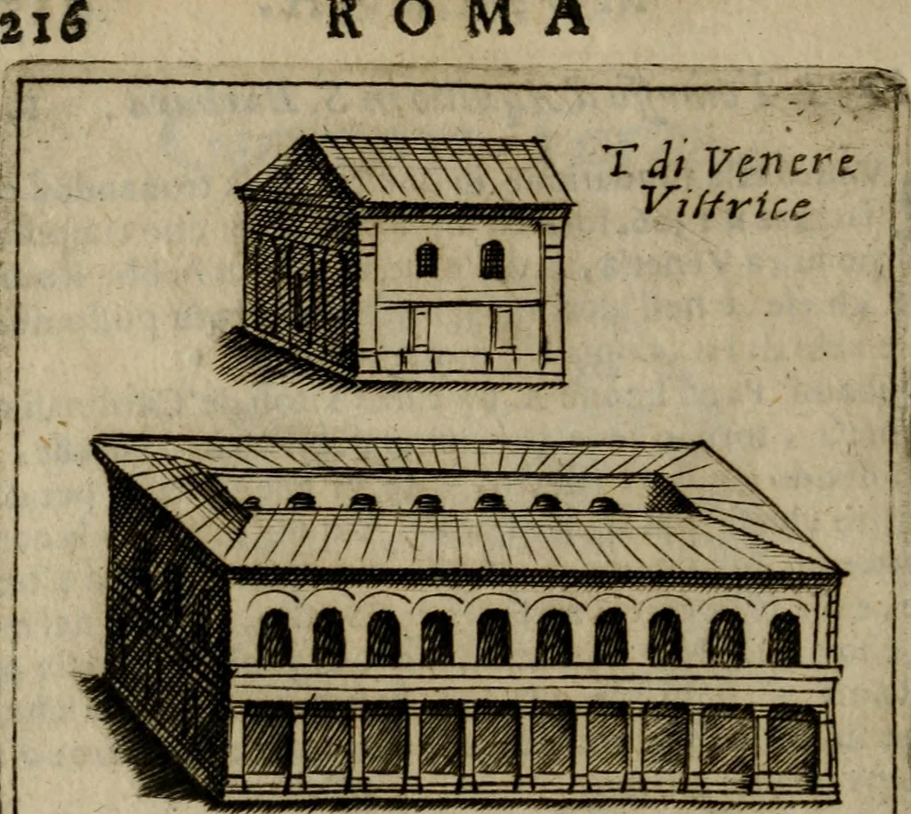 An illustration from Ritratto di Roma moderna, 1638, leaf 245