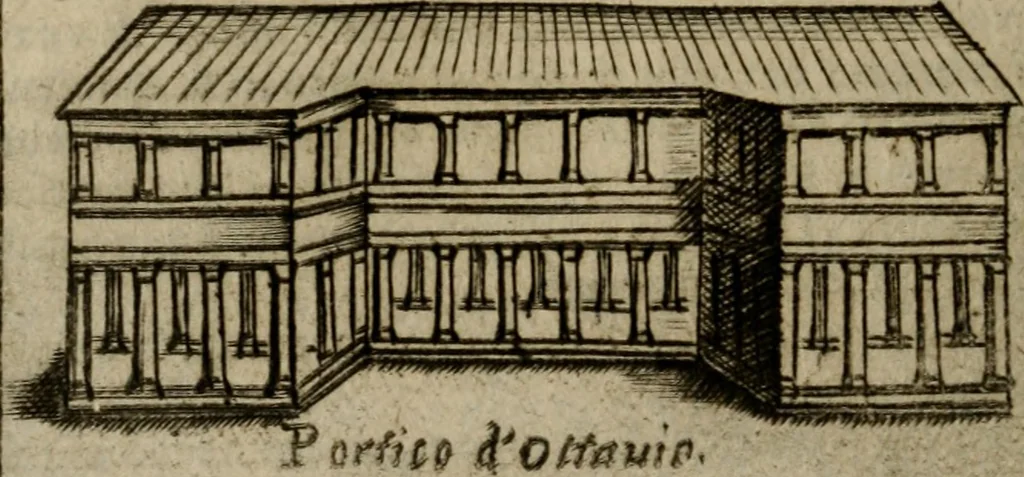 An illustration from Ritratto di Roma moderna, 1638, leaf 245