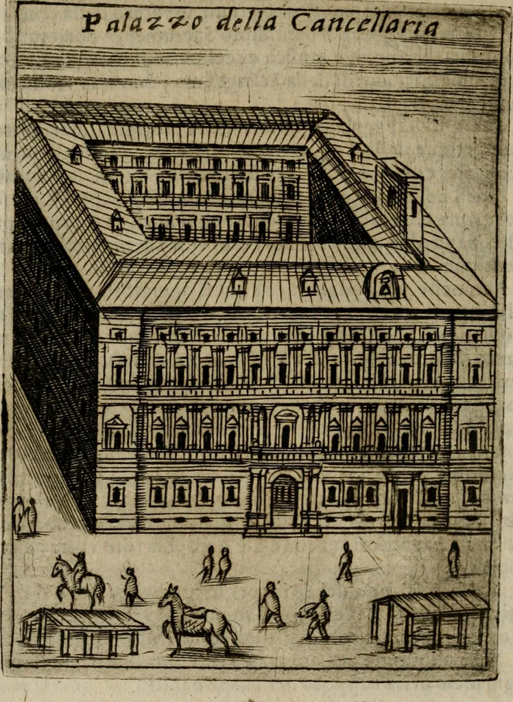 An illustration from Ritratto di Roma moderna, 1638, leaf 251