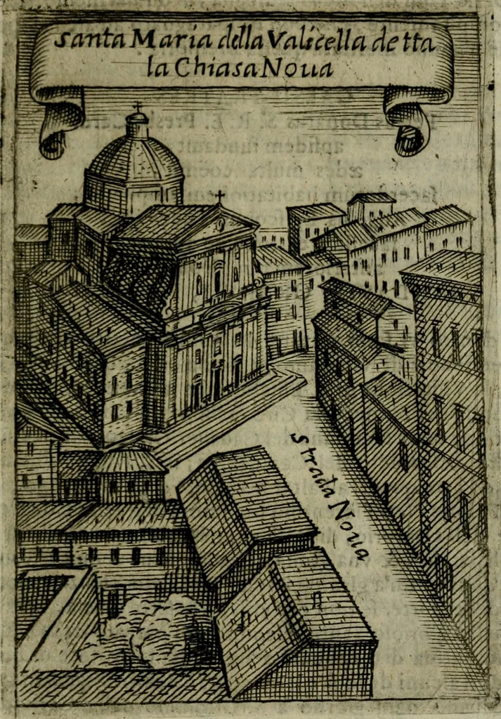 An illustration from Ritratto di Roma moderna, 1638, leaf 254