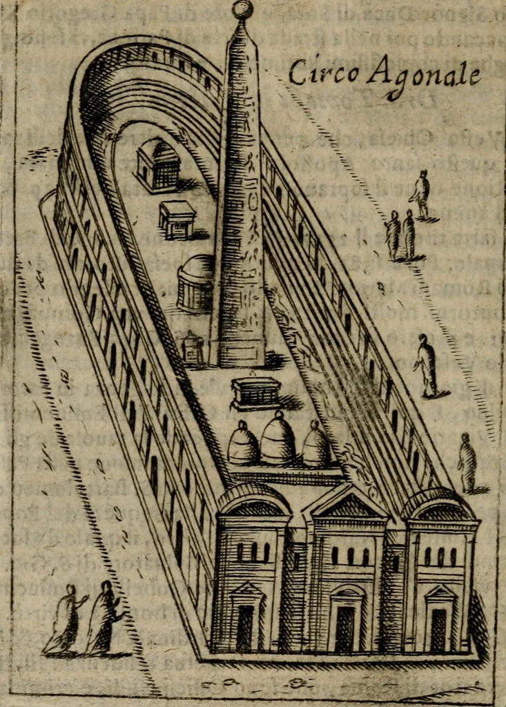 An illustration from Ritratto di Roma moderna, 1638, leaf 259