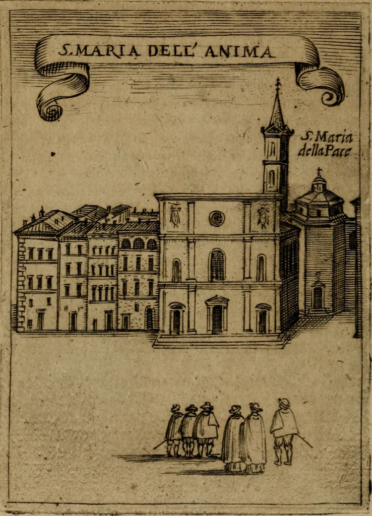 An illustration from Ritratto di Roma moderna, 1638, leaf 287