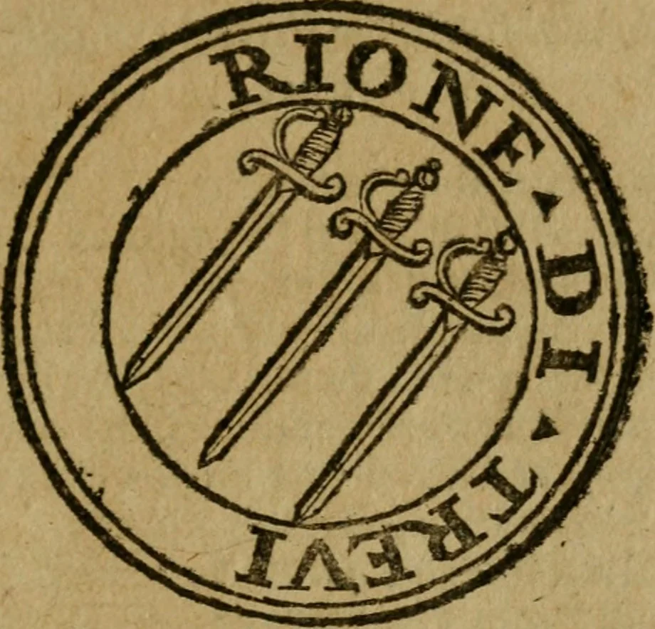 An illustration from Ritratto di Roma moderna, 1638, leaf 296