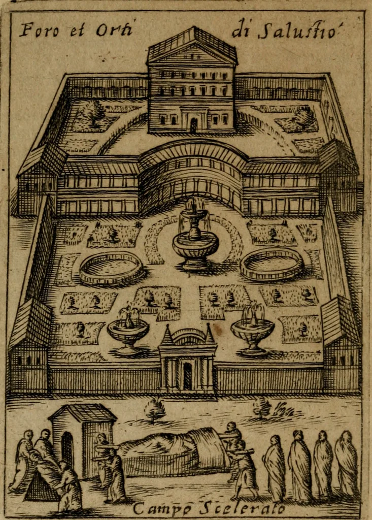 An illustration from Ritratto di Roma moderna, 1638, leaf 299