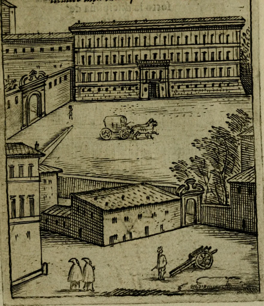 An illustration from Ritratto di Roma moderna, 1638, leaf 304