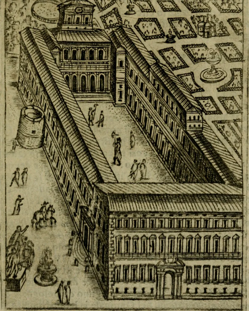 An illustration from Ritratto di Roma moderna, 1638, leaf 306