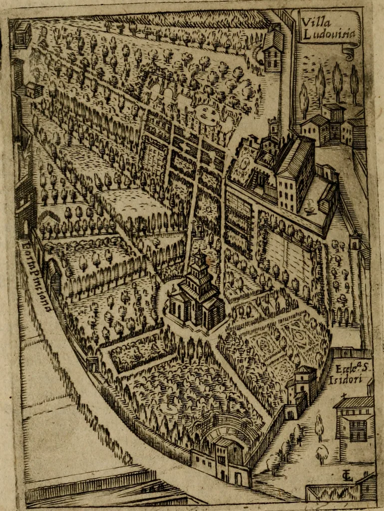 An illustration from Ritratto di Roma moderna, 1638, leaf 331
