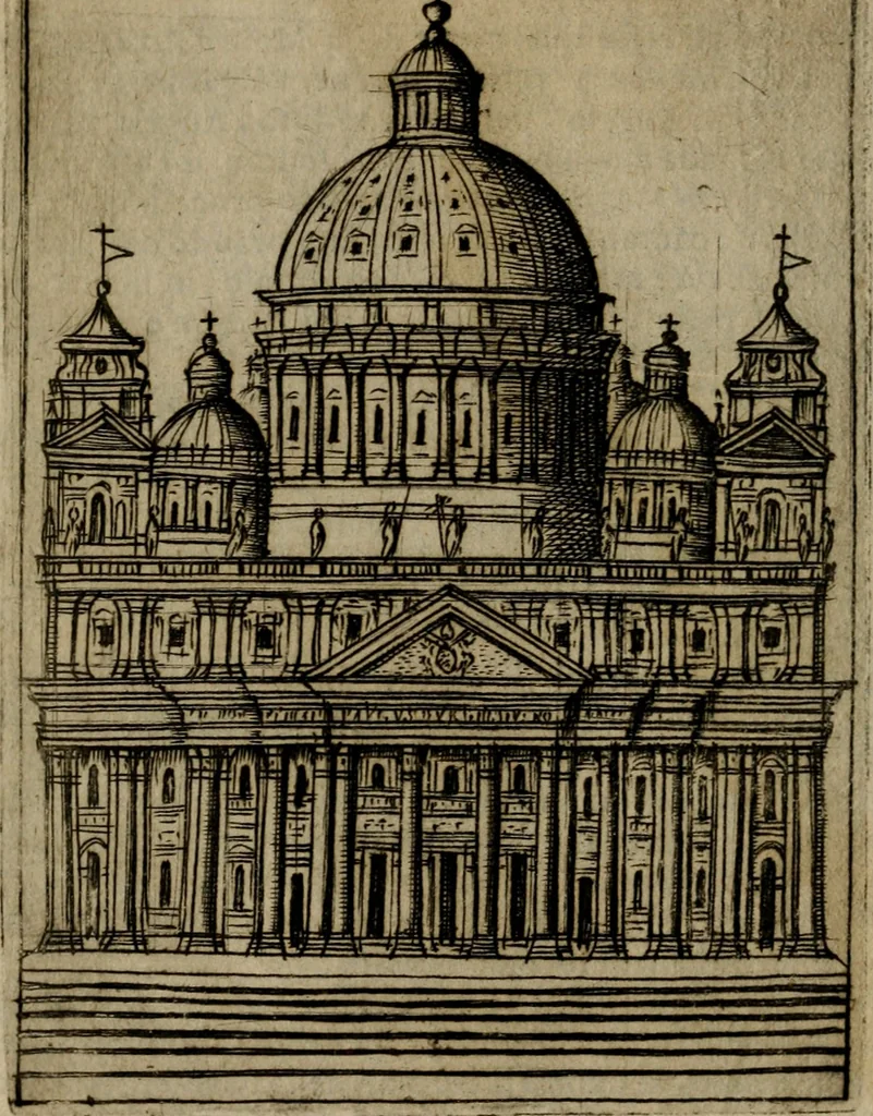 An illustration from Ritratto di Roma moderna, 1638, leaf 35