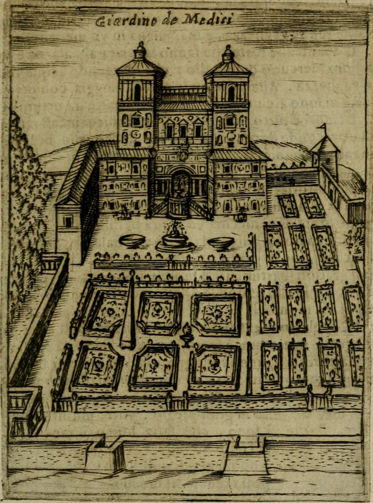 An illustration from Ritratto di Roma moderna, 1638, leaf 368