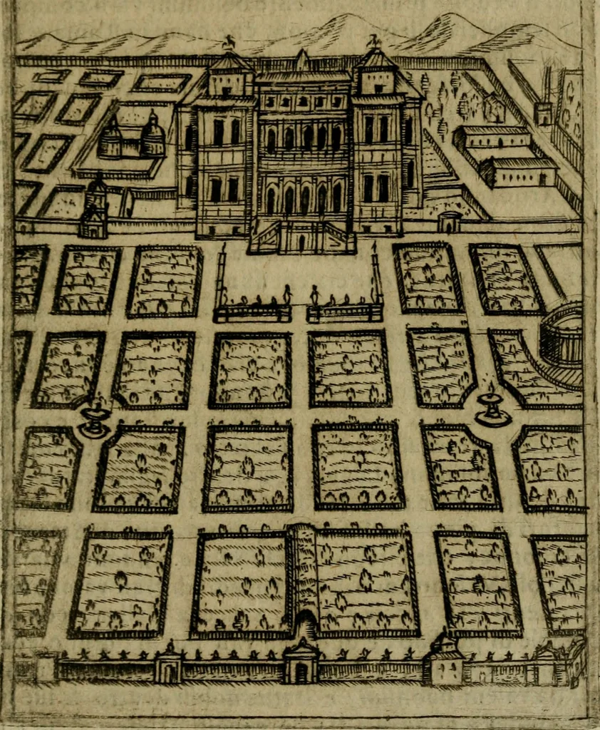 An illustration from Ritratto di Roma moderna, 1638, leaf 370
