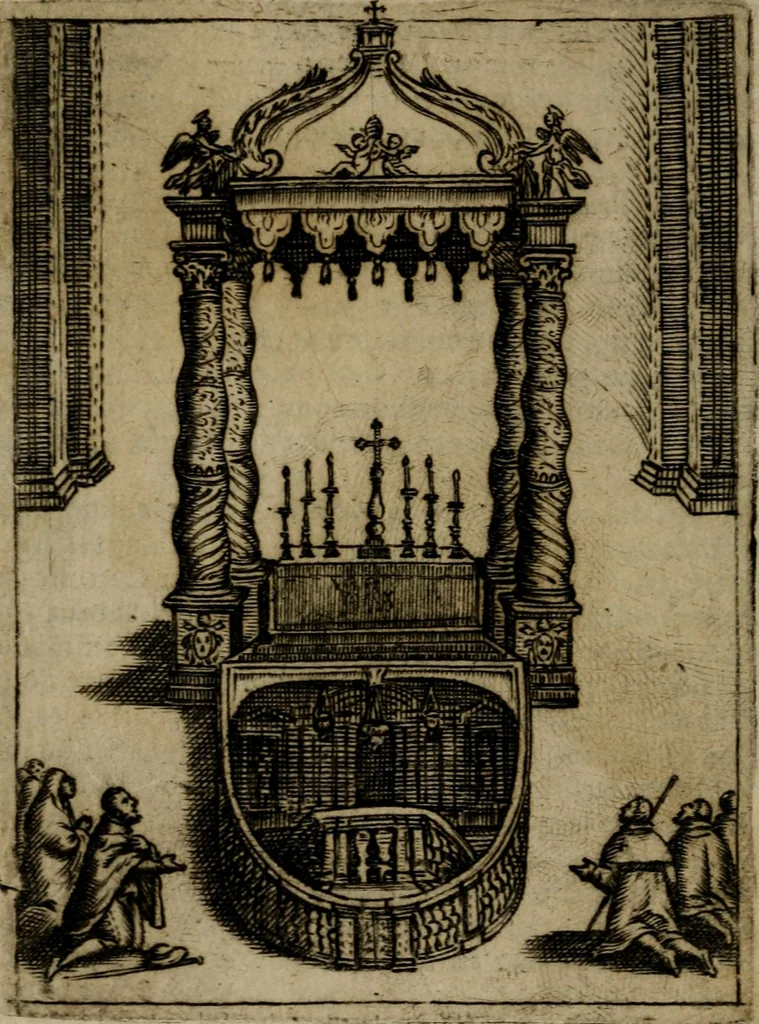 An illustration from Ritratto di Roma moderna, 1638, leaf 39