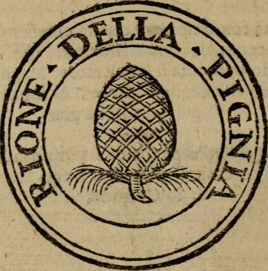 An illustration from Ritratto di Roma moderna, 1638, leaf 407