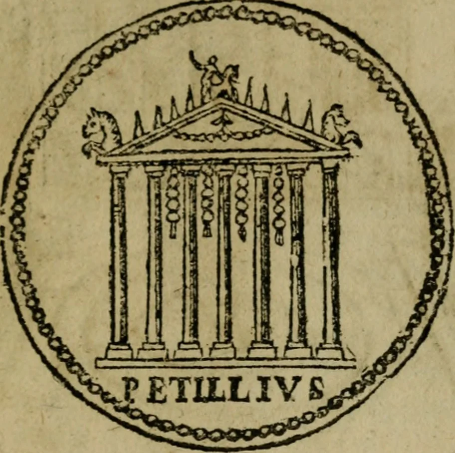 An illustration from Ritratto di Roma moderna, 1638, leaf 430